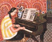 woman at tbe piano Henri Matisse